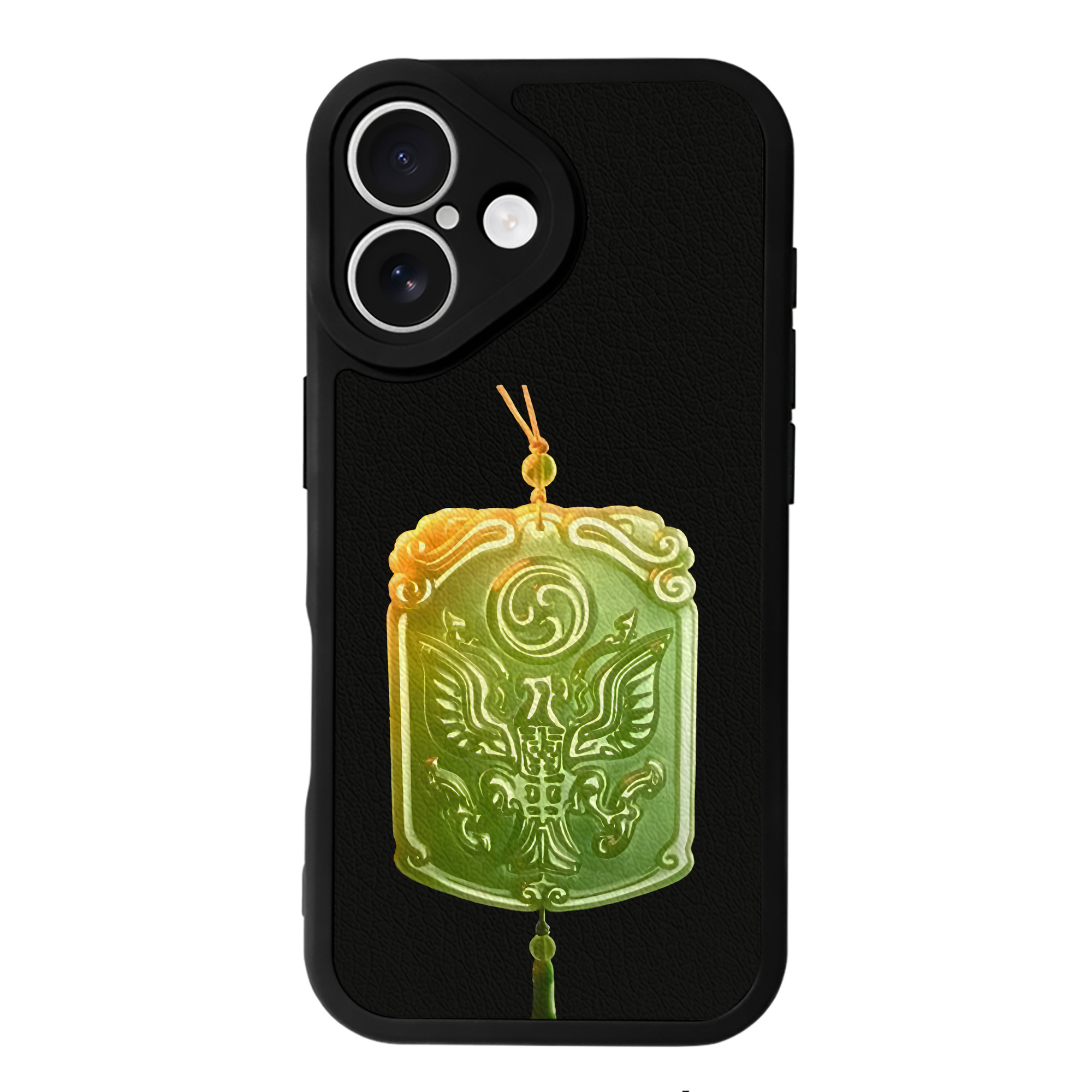 （画像用） Ne Zha 2 ナタ 魔童の大暴れ 【iPhone 16シリーズ対応】シリコンスマホケース（レザー調） 材質：シリコン